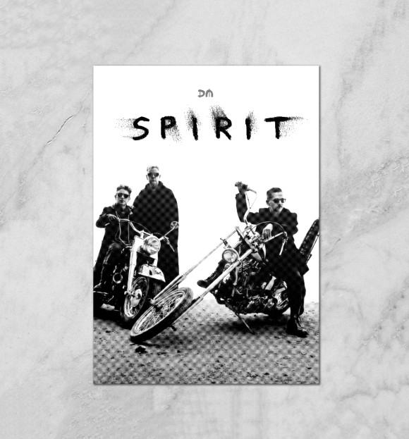 Плакат с изображением Spirit цвета Белый