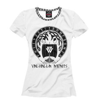 Женская футболка Valhalla Awaits