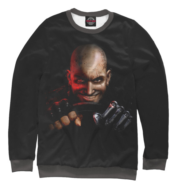 Женский свитшот с изображением Carmageddon цвета Белый