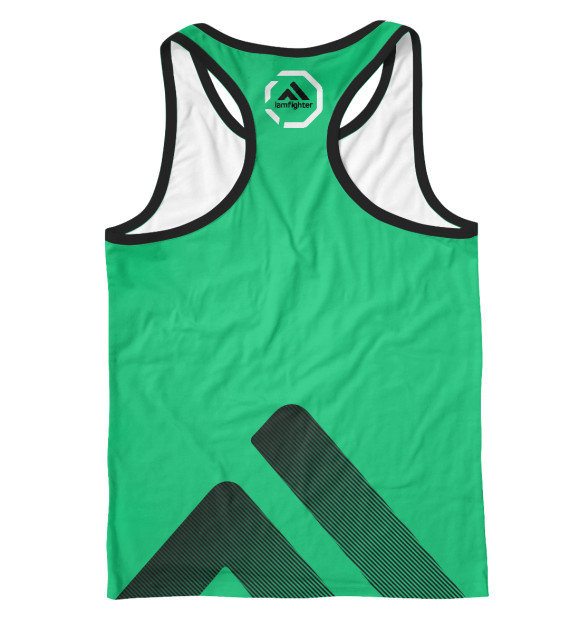 Мужская майка-борцовка с изображением ACA цвета Белый