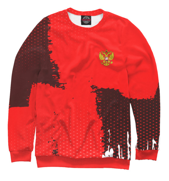 Свитшот для мальчиков с изображением Russia Sport Uniform цвета Белый
