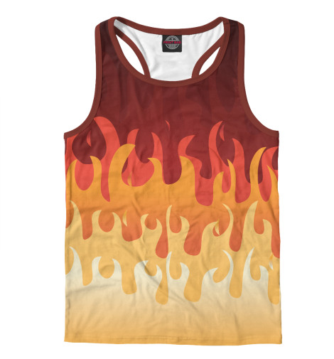 

Майки борцовки Print Bar, Белый, Огонь