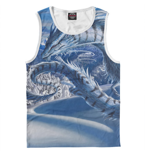 

Майки Print Bar, Белый, Драконы