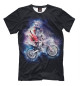 Мужская футболка Мотоциклист