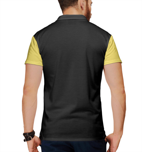 

Поло Print Bar, Белый, Брюс Ли