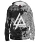Мужское худи LINKIN PARK BLACK&GRAY ABSTRACT