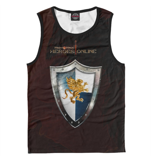 Майка для мальчика с изображением Heroes of Might and Magic Online цвета Белый