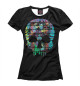 Футболка для девочек Skull Fern