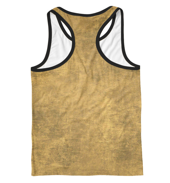 Мужская майка-борцовка с изображением Indian цвета Белый