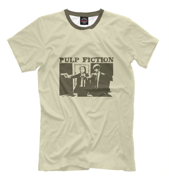 Футболка для мальчиков с изображением Pulp Fiction цвета Бежевый