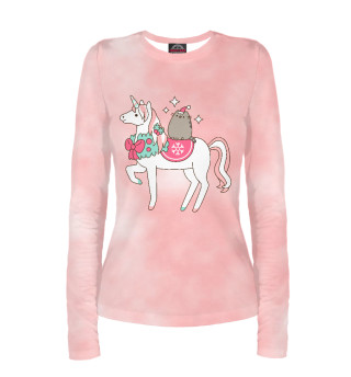 Pusheen на Единороге