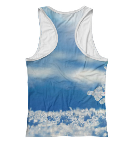 

Майки борцовки Print Bar, Белый, Снежинка