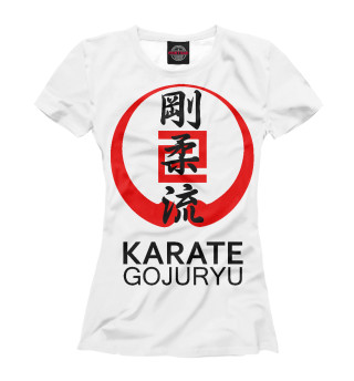 Женская футболка Karate Gojuryu