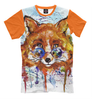 Мужская футболка Яркая лисица
