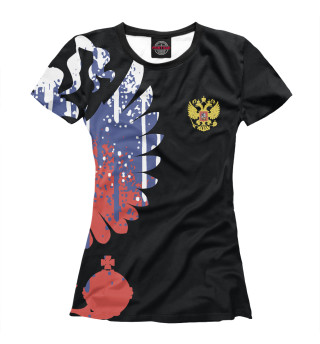 Женская футболка Символика РФ