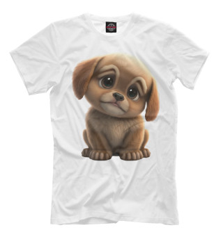 Мужская футболка Милая собака