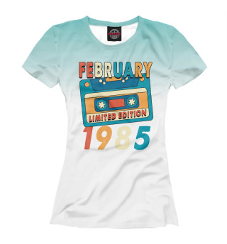 Футболка для девочек February 1985