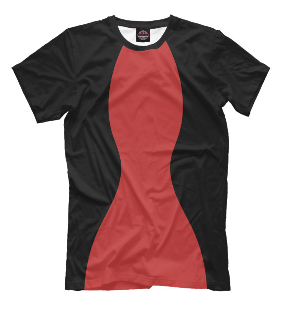Мужская футболка с изображением Стройность цвета Р‘РµР»С‹Р№