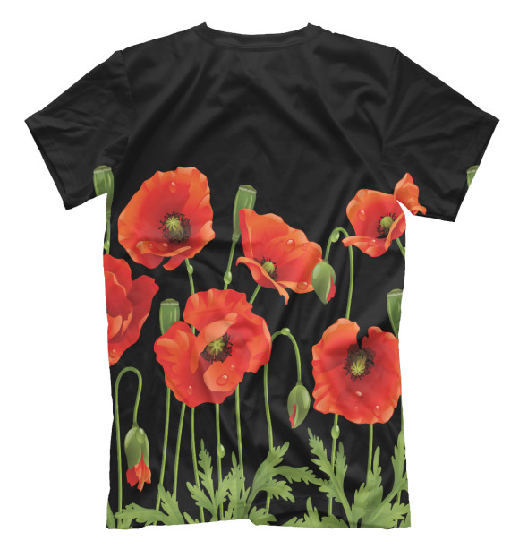 Футболка для мальчиков с изображением Маки цвета Белый