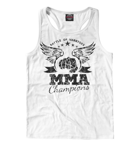

Майки борцовки Print Bar, Белый, MMA Champions