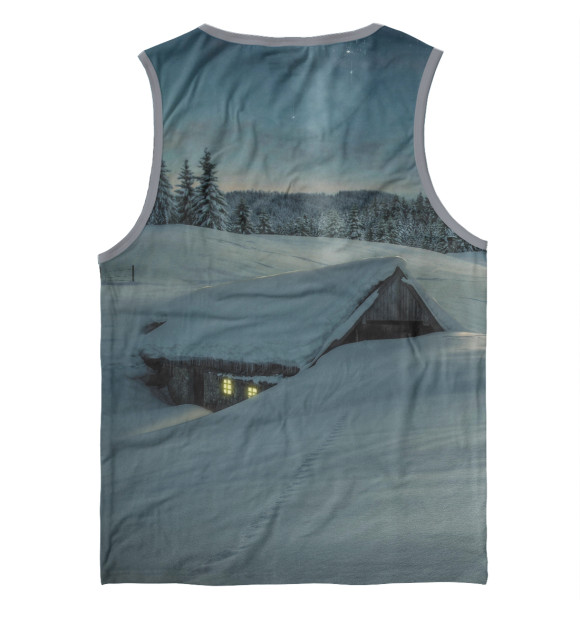 Майка для мальчика с притом Волк цвета Белый Майка для мальчика с изображением Волк цвета Белый