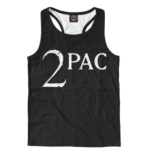 

Майки борцовки Print Bar, Белый, 2Pac