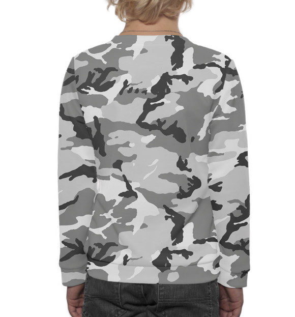 Свитшот для мальчиков с изображением ОМОН цвета Белый