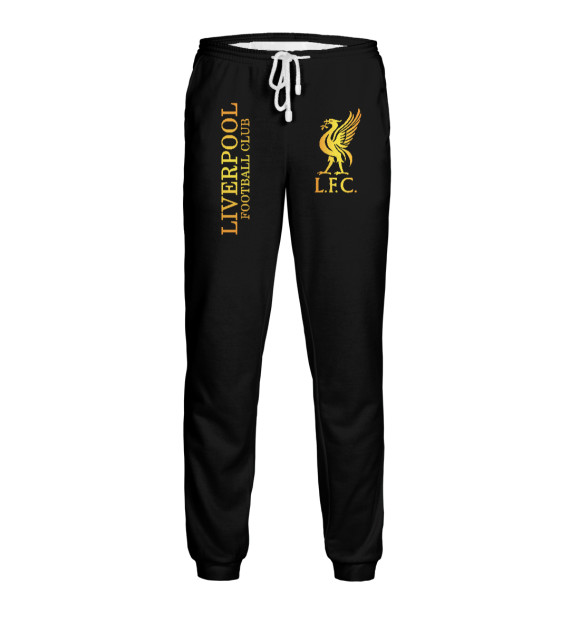 Мужские спортивные штаны с изображением Liverpool цвета Белый