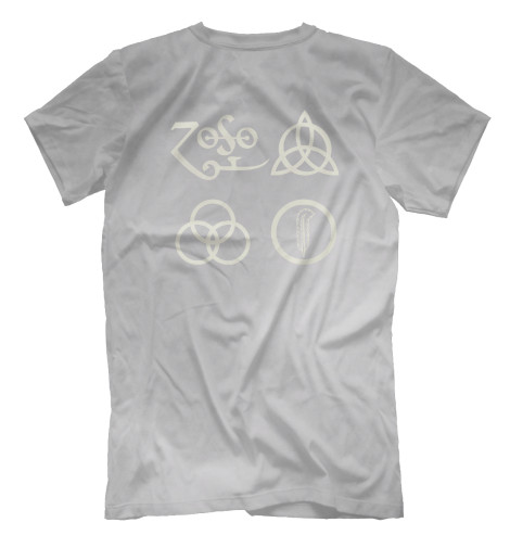 

Футболки Print Bar, Серый, Led Zeppelin Jimmy Page