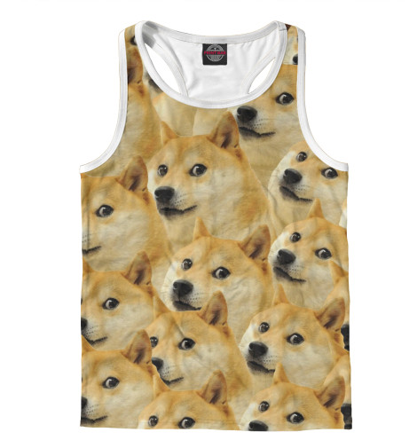 

Майки борцовки Print Bar, Белый, Doge