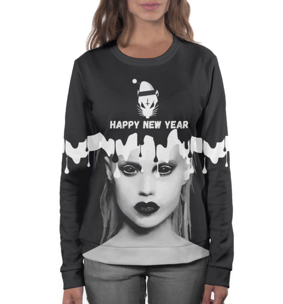 Женский свитшот с изображением Йоланди Фиссер цвета Белый