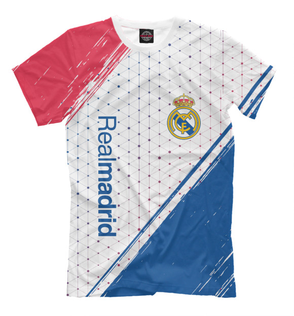 Футболка для мальчиков с изображением Real Madrid цвета Белый