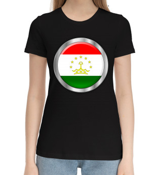 Хлопковая футболка для девочек Таджикистан