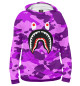 Худи для девочки Bape shark