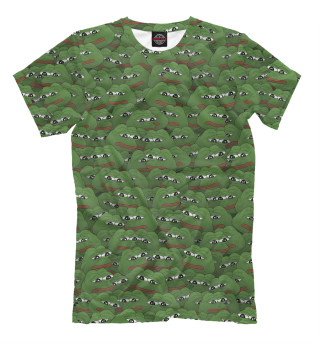 Мужская футболка Грустные лягушки
