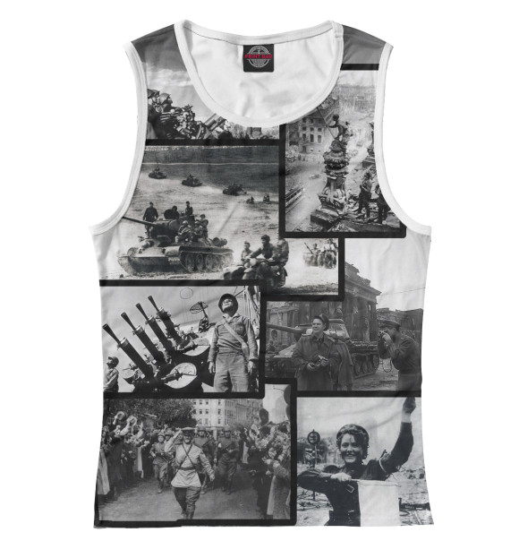 Майка для девочки с изображением Лики победы цвета Белый