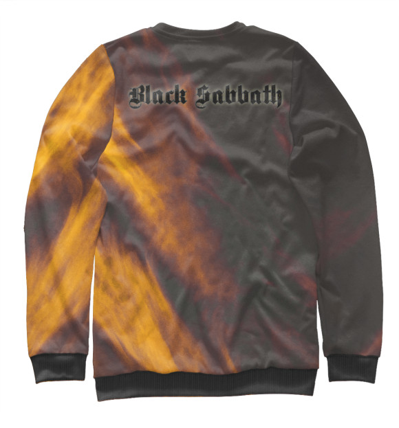 Свитшот для девочек с изображением Группа Black Sabbath цвета Белый