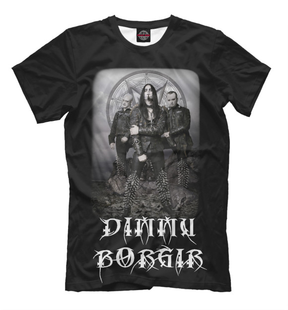 Футболка для мальчиков с изображением Dimmu Borgir цвета Белый