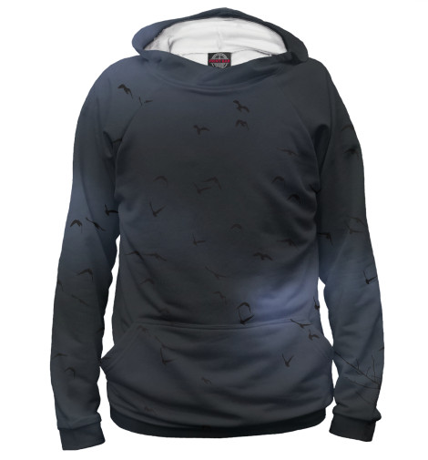 

Худи Print Bar, Белый, Птицы