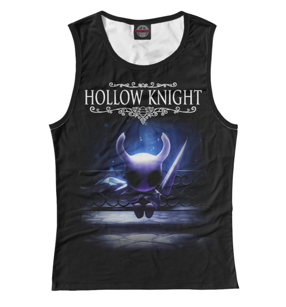 Майка для девочки с изображением Hollow Knight цвета Белый