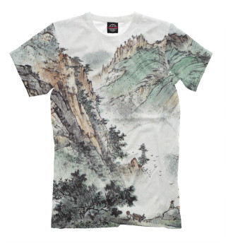 Мужская футболка Горы Китая