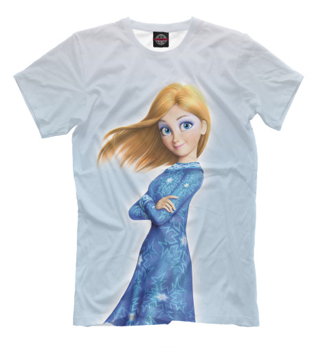 

Футболки Print Bar, Бежевый, Снежная королева