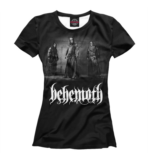 Футболка для девочек с изображением Behemoth & Адам Нергал Дарский цвета Белый