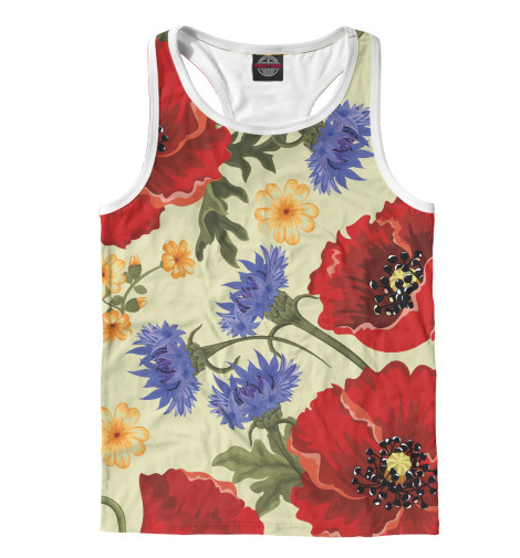 

Майки борцовки Print Bar, Белый, Summer Flower