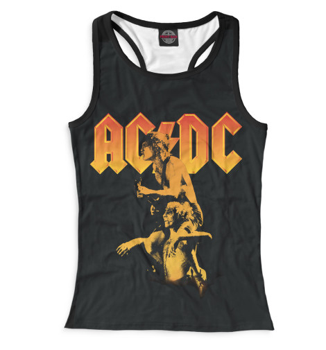

Майки борцовки Print Bar, Белый, AC/DC
