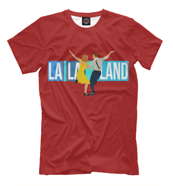 Мужская футболка с изображением La La Land цвета Светло-коричневый