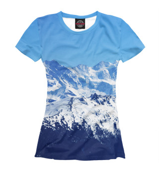 Женская футболка Гора