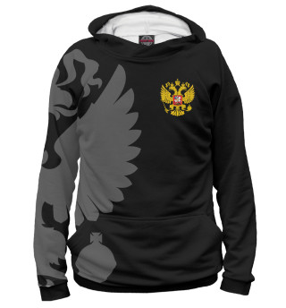 Герб России Серый на Черном