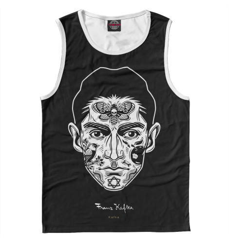 

Майки Print Bar, Белый, Franz Kafka