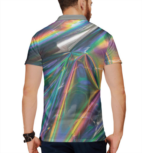 

Поло Print Bar, Белый, Holographic